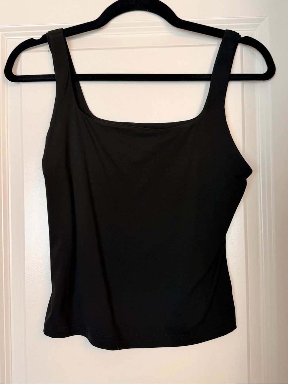 Classic Black Square-Neck Tank